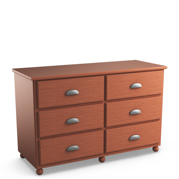 Aspen P2352 Six Drawer Dresser