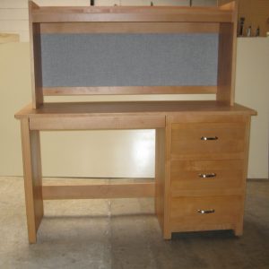 Custom Desk/Nightstand Combo With Hutch Top