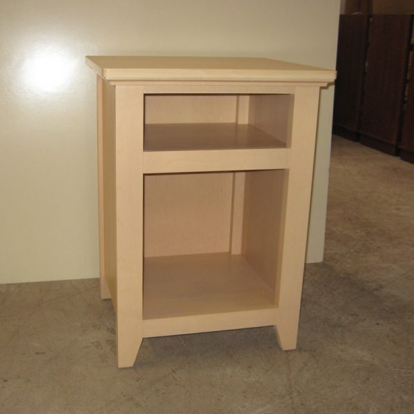 Custom Nightstand With No Drawer Or Door