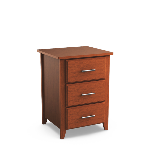 Kingston P2923 Three Drawer Nightstand