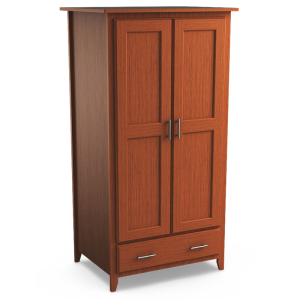 Kingston: Double Wardrobe With One Drawer