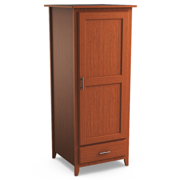 Kingston P2943 Single Wardrobe One Drawer