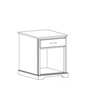 Kirkwood: Single Drawer Nightstand