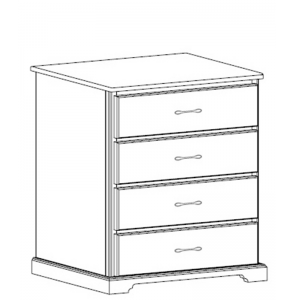 Kirkwood: Four Drawer Chest