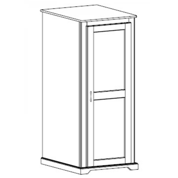 Kirkwood P2242 LD Single Wardrobe