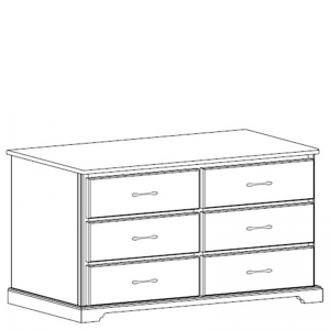 Kirkwood: Six Drawer Dresser