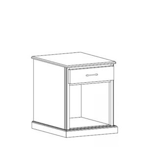 Manhattan: Single Drawer Nightstand