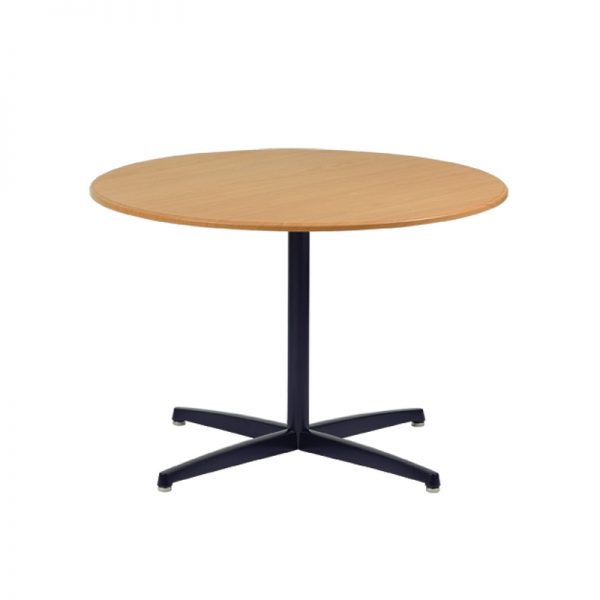 Metal Base X Base Pedestal Fixed Height Table