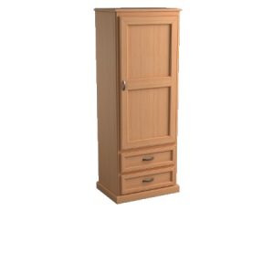 Brentwood: Single Wardrobe With Two Drawers