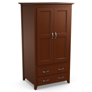 Passages: Double Wardrobe With Two Drawers