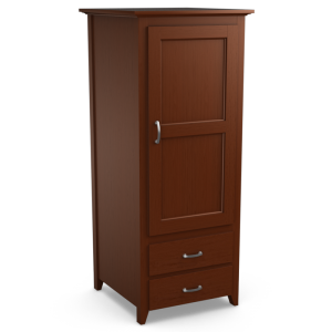 Passages: Single Wardrobe With Two Drawers