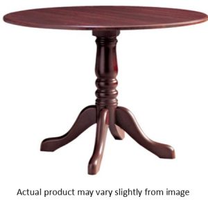 Single Wood Pedestal Table