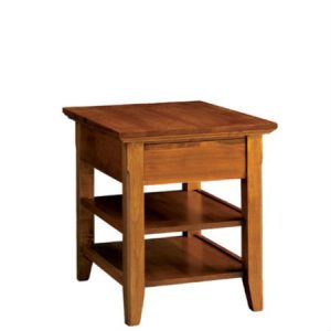 Livingston: Rectangular End Table With Shelf