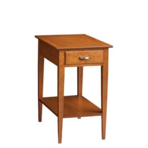 Saxony: Chairside Table With Drawer & Shelf