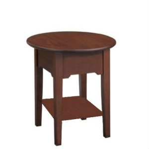 NEW FOR 2019 – Shaker : Round End Table With Shelf