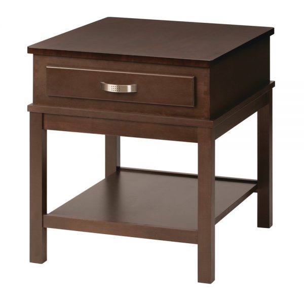 Wyndham – Rect End Table – Darker Finish